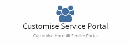 Customize Service Portal