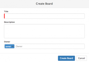 Create a new board